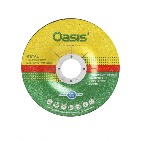 صفحه سنگ برش سایز 115×3 میلی متر برند اوسیس